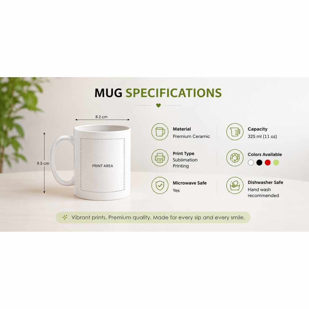 Vibrant Color Photo Mug